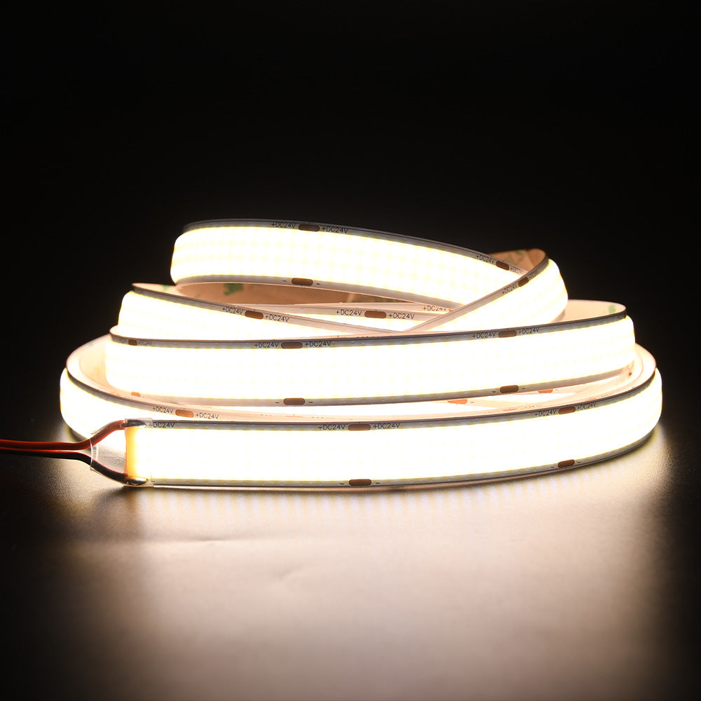 Non-waterproof 960chips/m COB LED Strip 15mm - ADS-DCOB-960W-24