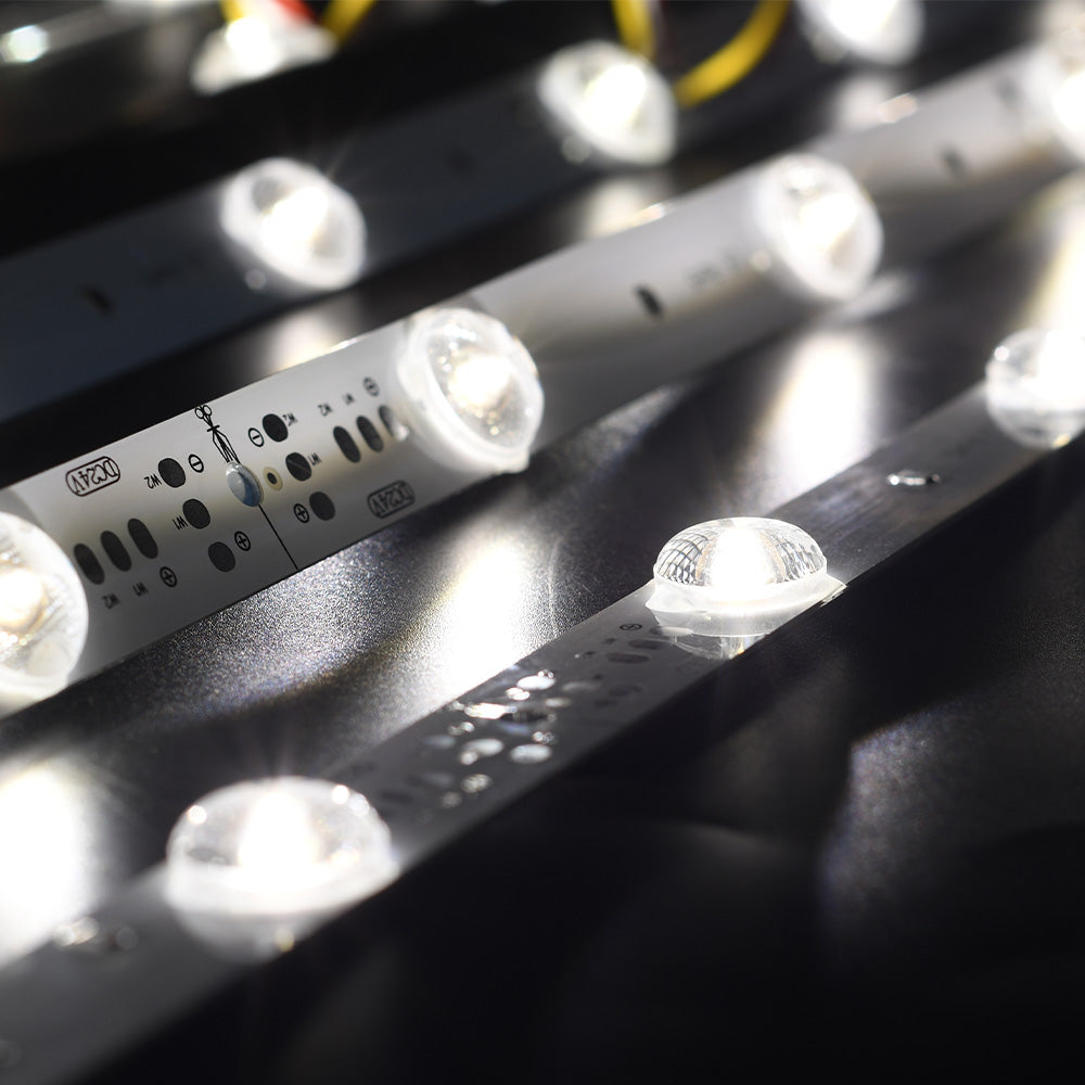Non-waterproof Shutter CCT Backlight LED Bar - ADS-N3030-12CCT-HJ