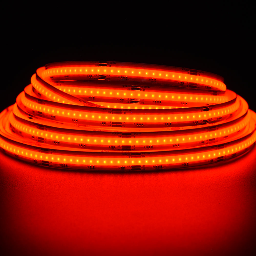 Non-waterproof 840chips/m RGB COB LED Strip - ADS-DCOB-840RGB-24