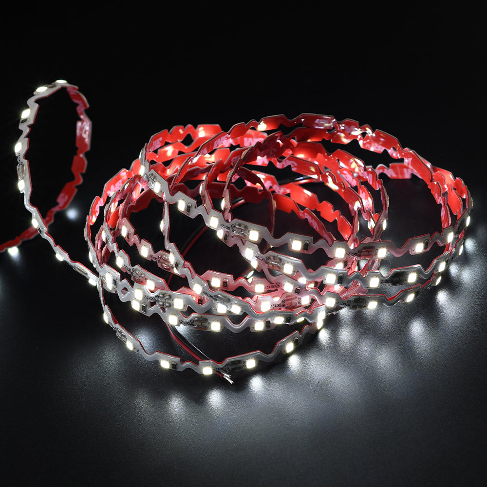 Non-Waterproof 72led/m SMD2835 S Shape Flexible LED Strip - ADS-D2835-S72W-12