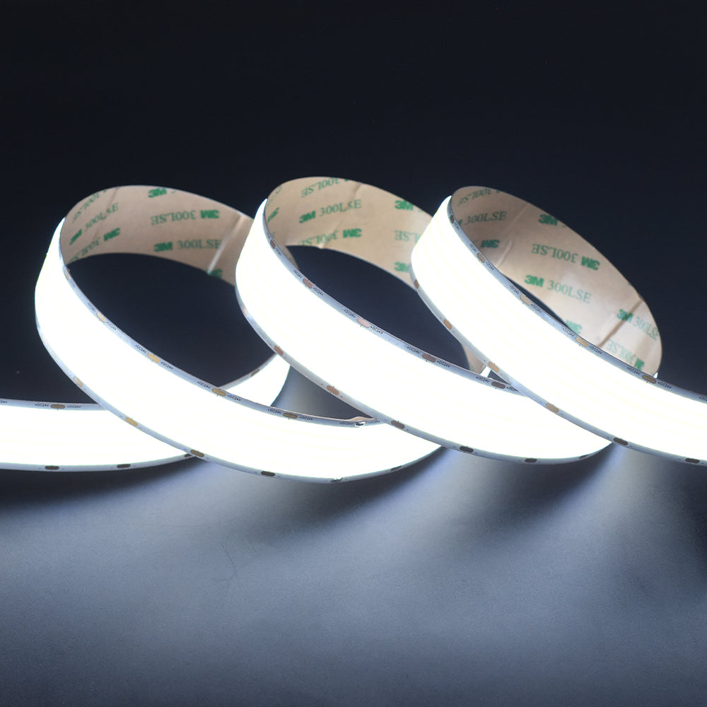 Non-waterproof 1600chips/m COB LED Strip 30mm - ADS-DCOB-1600W-24
