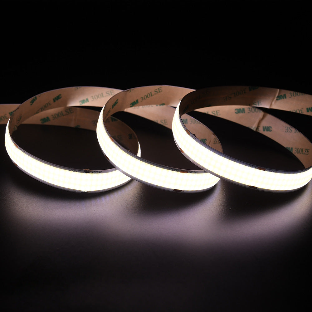 Non-waterproof 960chips/m COB LED Strip 15mm - ADS-DCOB-960W-24