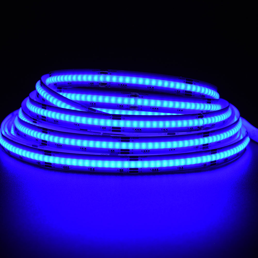 Non-waterproof 840chips/m RGB COB LED Strip - ADS-DCOB-840RGB-24