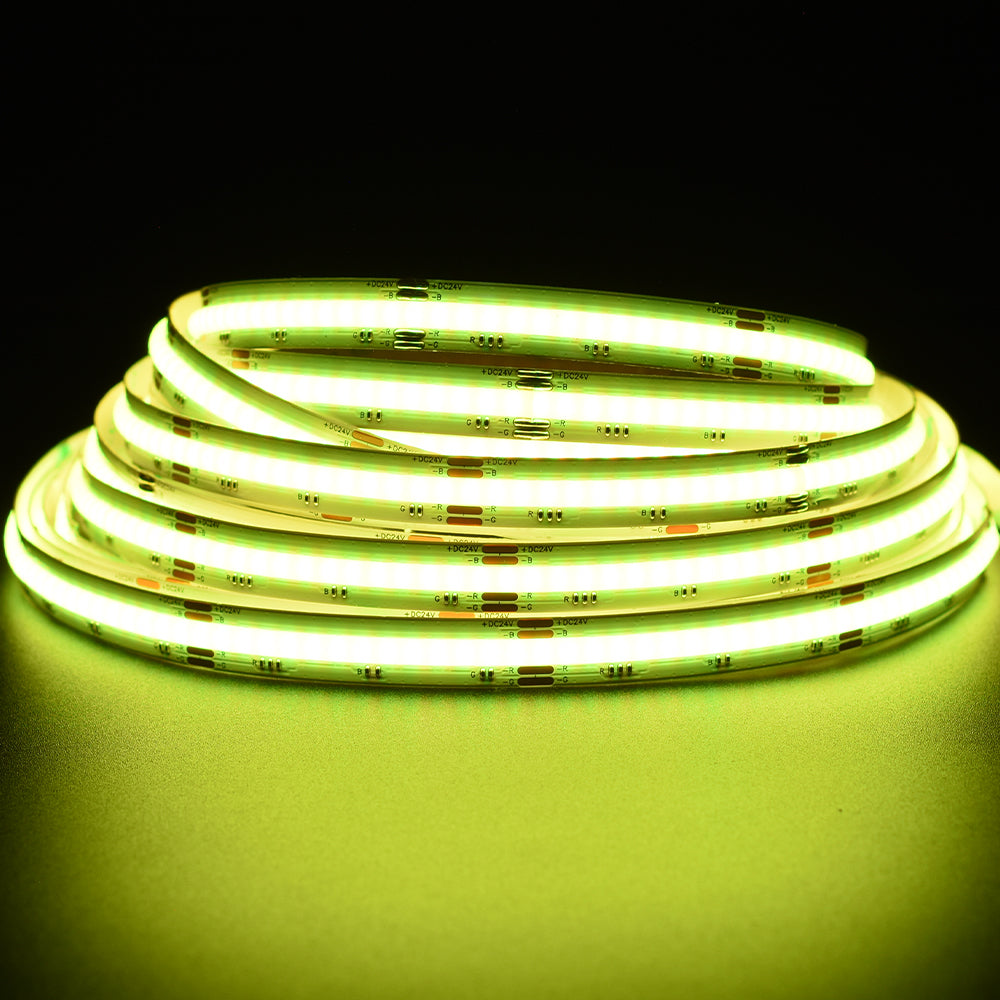Non-waterproof 840chips/m RGB COB LED Strip - ADS-DCOB-840RGB-24