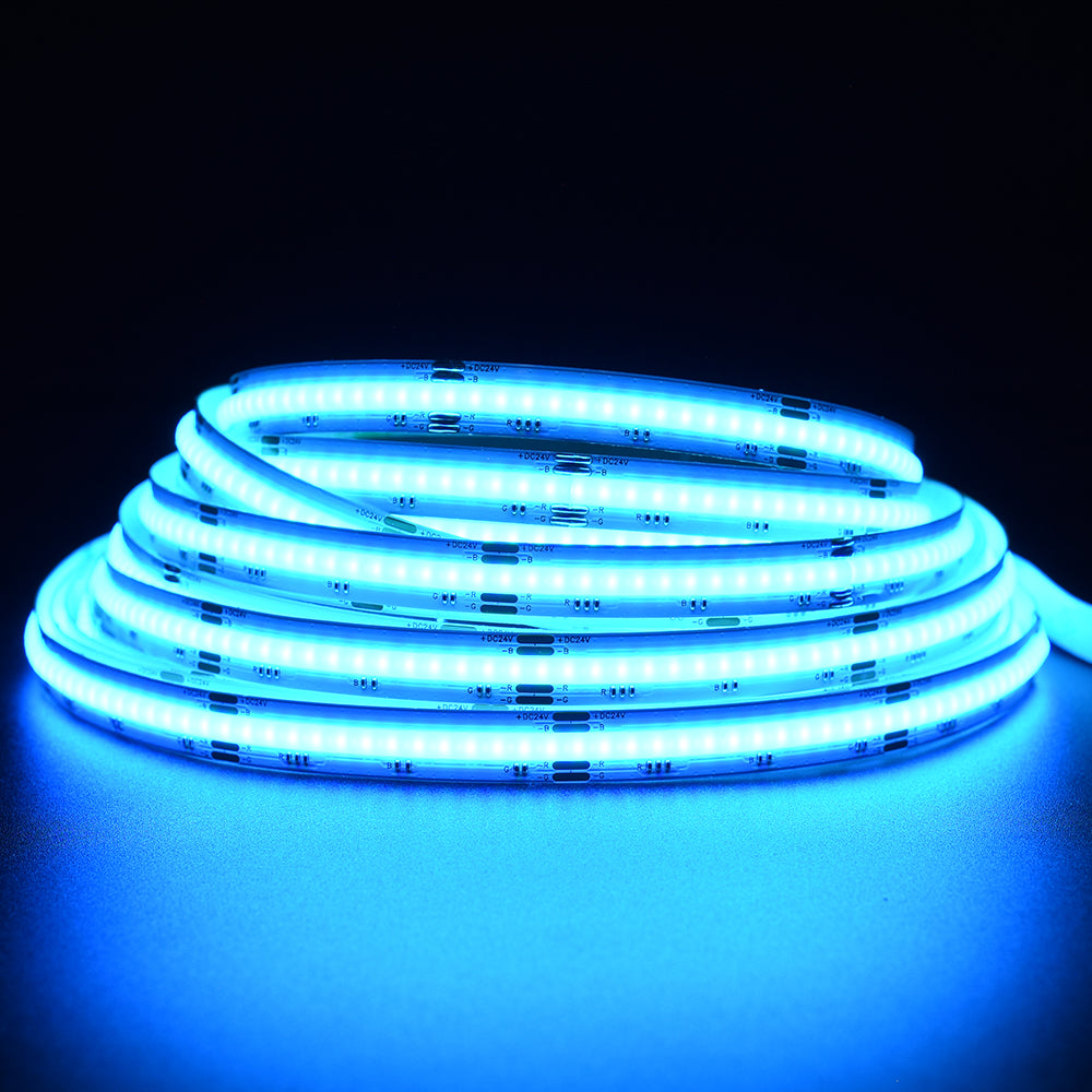 Non-waterproof 840chips/m RGB COB LED Strip - ADS-DCOB-840RGB-24
