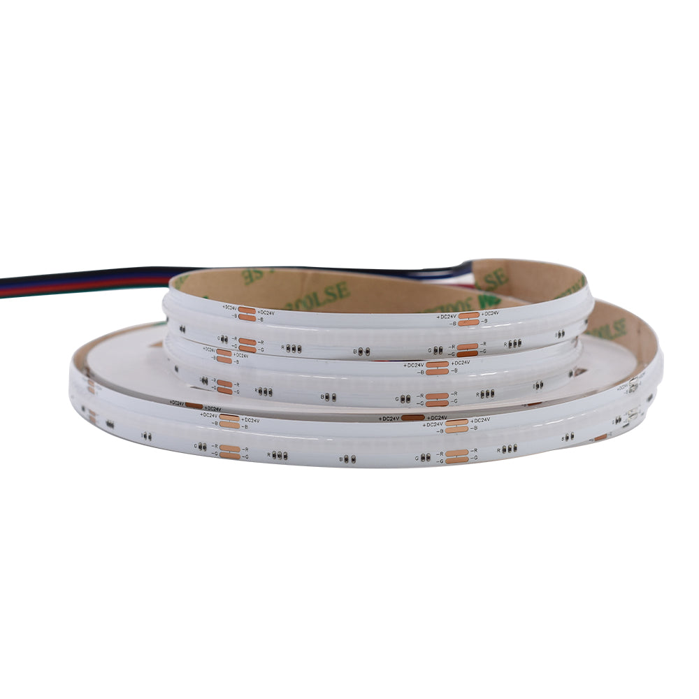 Non-waterproof 840chips/m RGB COB LED Strip - ADS-DCOB-840RGB-24