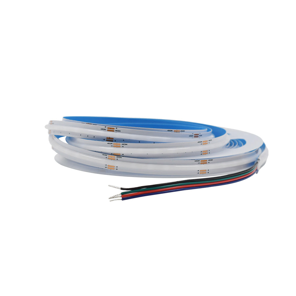 Non-waterproof 576chips/m COB LED Strip Reel-to-Reel - ADS-DCOB-576RGB-24-R
