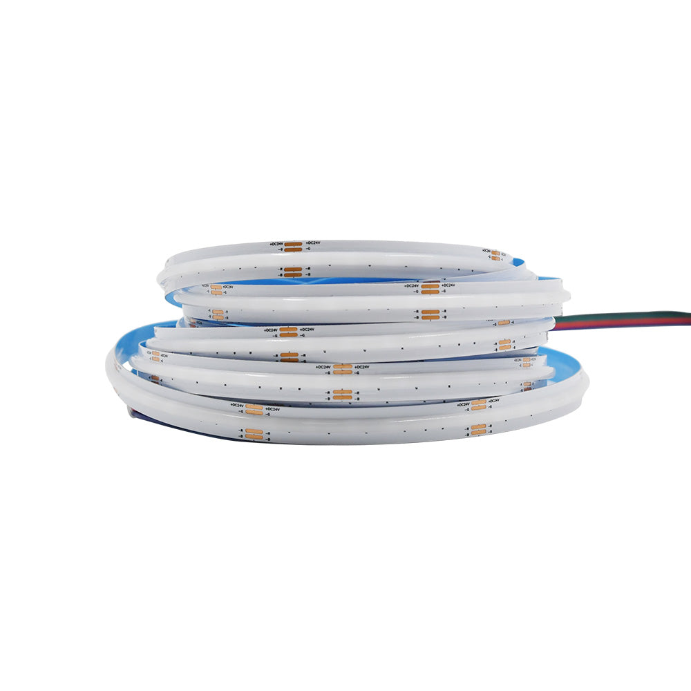 Non-waterproof 576chips/m COB LED Strip Reel-to-Reel - ADS-DCOB-576RGB-24-R