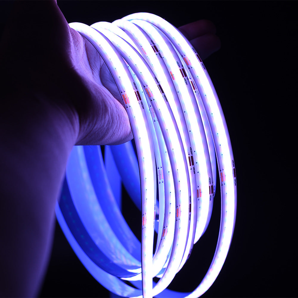 Non-waterproof 576chips/m COB LED Strip Reel-to-Reel - ADS-DCOB-576RGB-24-R