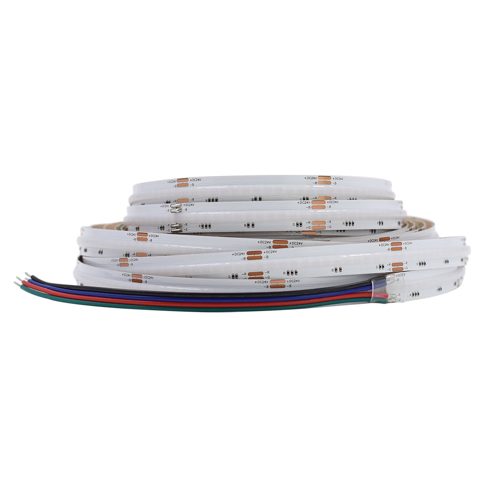 Non-waterproof 840chips/m RGB COB LED Strip - ADS-DCOB-840RGB-24