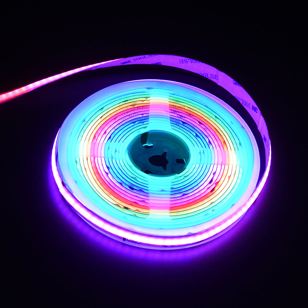 Non-waterproof 630chips/m RGBIC COB LED Strip - ADS-DCOB-630RGBIC-24