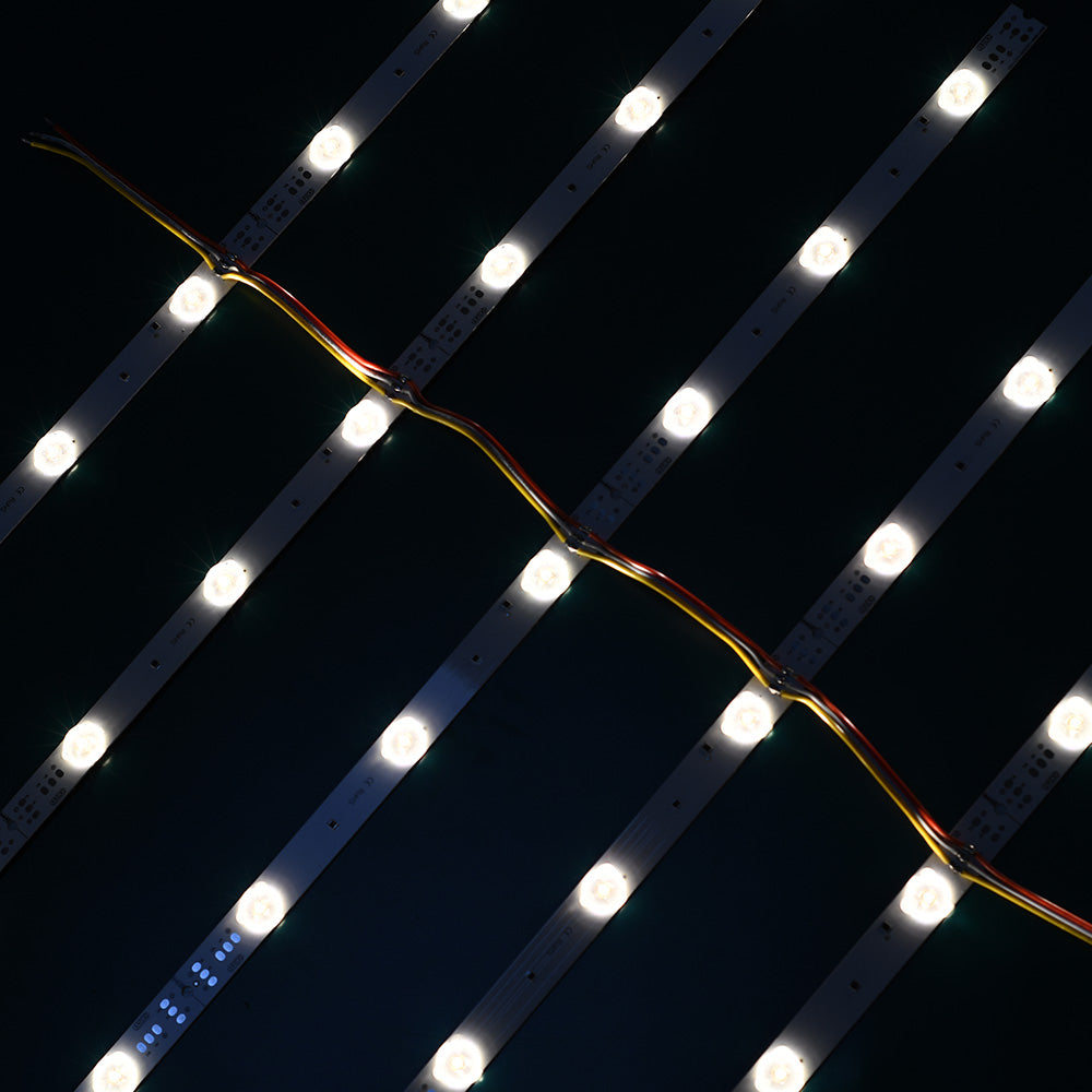 Non-waterproof Shutter CCT Backlight LED Bar - ADS-N3030-12CCT-HJ